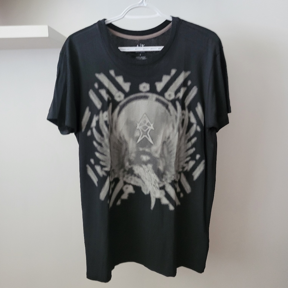 Armani exchange black shirt